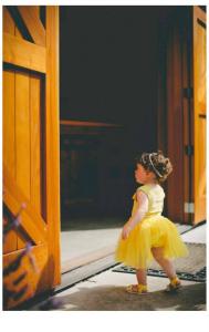 This little cutie was at Penny and Joe's wedding